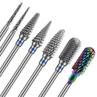 Accessoires professionnels pour ponceuse à ongles : Fraise à cuticules en carbure de tungstène pour éliminer les peaux mortes