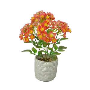 Tizen Flor de Hortensia Artificial en Maceta Flor Artificial Bonsai En Maceta Planta de <span class=keywords><strong>Agave</strong></span> Falsa Arreglo Artificial para Boda - Product Image 1