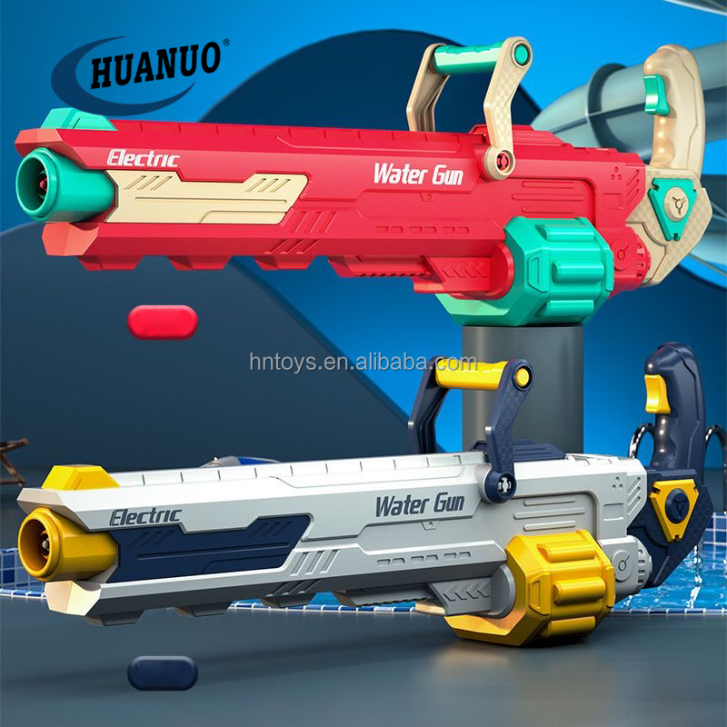 Brinquedo de água elétrico Gatling para crianças, alcance 25-40 pés
