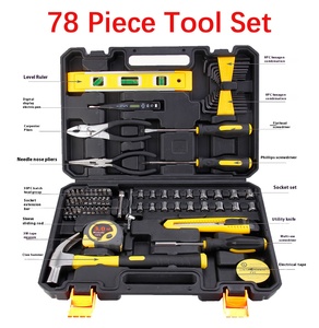 Outils électriques Impact, perceuse compacte sans balais, boîte à outils pour réparation à domicile, kit d'outils à main, réparation automobile et projets de bricolage - Product Image 4