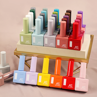 AS Professional – Kit de vernis à ongles en gel 60 couleurs, non toxique, sans odeur, végétalien, à retirer par trempage, compatible LED/UV, avec logo personnalisé
