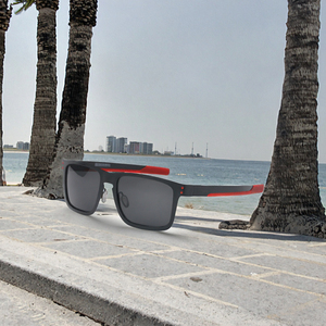 European American Retro <b>Square</b> <b>Sunglasses</b> for <b>Men</b> Women UV400 Polarized Fashionable Metal Sports <b>Sunglasses</b> for Cycling Driving - Product Image 2