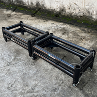 Charge élevée 0 ° -180 °   Bloc de charnière pliable en aluminium pour structure de scène PRT pour éclairage mobile de concert