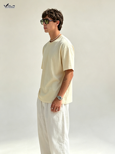 Camiseta Deportiva de Verano de Cuello Redondo Antibacteriana 235G 7A con Efecto Hielo, Antiácaros, Iones Negativos, Color Sólido, Holgada e Informal - Product Image 4