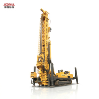 Machine de forage hydraulique sur chenilles pour la construction de puits
