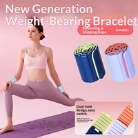 Bracelet en acier et silicone pour le yoga, le Pilates, la natation, l'entraînement à la corde, l'exercice des mains et des pieds