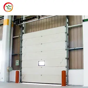 Wind beständiges und isoliertes industrielles Kühlkette logistik lager aus Stahl Automatisches Vertikallift-Industrie tür