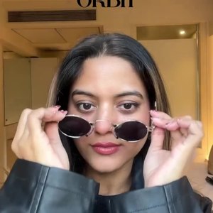 Cổ Điển Nhỏ hình bầu dục kim loại Punk Kính mát nam nữ thiết kế kính mát hợp thời trang <span class=keywords><strong>retro</strong></span> Bronze khung Vòng Kính mặt trời - Product Image 4