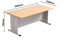 Table de bureau à panneau Table de bureau à domicile Table pour étudiants Table design Mobilier de bureau Table debout d'ordinateur Bureau d'étude moderne