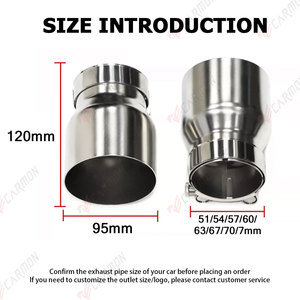 Ống xả đa màu bằng thép không gỉ 304, phù hợp với BMW F87 M2 F80 M3 F82 F83 M4 - Product Image 2