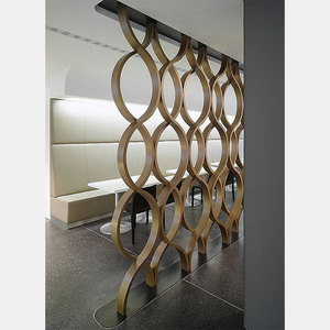 316 Stainless Steel Toilet Cubicle <b>Partition</b> Door Laser Cut Translucent Modern Design Water Bubble Panel - Product Image 4