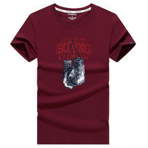 Summer New <span class=keywords><strong>T</strong></span>-<span class=keywords><strong>shirt</strong></span> <span class=keywords><strong>Boxing</strong></span> Print Fashion Casual Men's Short Sleeve - Product Image 1