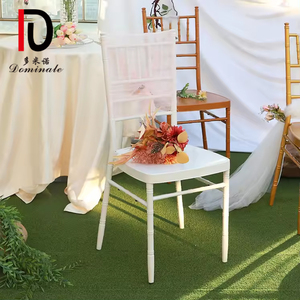 Silla apilable de oro Chiavari, comedor clásico, boda, sillas de banquete de oro de aluminio usadas a la venta - Product Image 4
