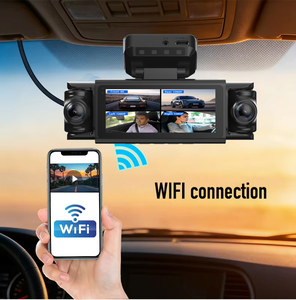 OEM <span class=keywords><strong>360</strong></span>-Grad-Fisheye-Dashcam 4-Kanal 4K Vorne Hinten Links Rechts Autokamera 3,39 Zoll Bildschirm WLAN GPS 24H Parküberwachung - Product Image 6