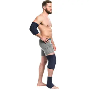 Cold compression flexible gel cooling pack knee calf wrist elbow therapy ice sleeve