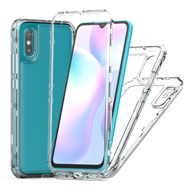 3 in 1 Space Case for Xiaomi 15 14 Pro Ultra Redmi 14x 13 A3 Turbo 3 Note 14s TPU+PC Hybrid Anti Drop Full Protection 360 Case