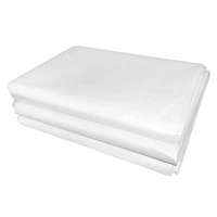 Bâche en PE tissée de haute qualité, renforcée et traitée anti-UV, pour serre, film plastique de couverture
