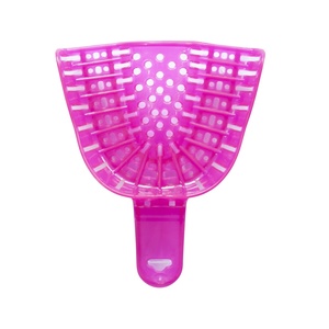 Blue white color impression tray plastic dental