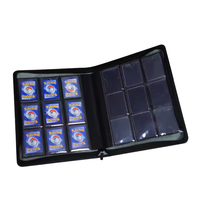 Portefeuille en cuir PU de haute qualité, 9 pochettes, PU mat, Magic Sleeve, album pour cartes Yugioh