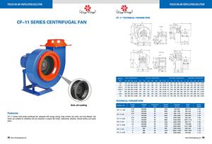 Ventilador centrífugo de transporte de plástico en polvo Mineral de forraje de grano - Product Image 4