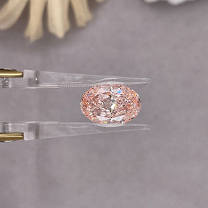Diamant de laboratoire IGI fantaisie en gros, couleur fantaisie, 1-1,1 ct, forme fantaisie, couleur rose, diamant CVD, taille radiante, taille ovale, VVS VS, diamant de laboratoire cultivé - Product Image 5
