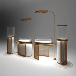 Hỗ Trợ Tùy Chỉnh Đồ Trang Sức Hiển Thị Tủ Đồ Trang Sức Showcase Kính Sang Trọng Triển Lãm Đứng Cho Đồ Trang Sức Đồ Trang Sức - Product Image 5