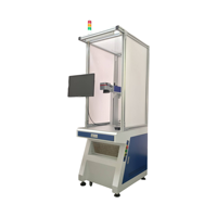 Nouvelle machine de marquage laser à fibre de 50W haute précision, sécurisée et fermée, refroidie par air, graveur métallique DXF pour gravure profonde de l'acier inoxydable