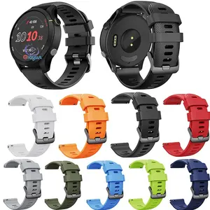 <span class=keywords><strong>Bracelet</strong></span> de <span class=keywords><strong>montre</strong></span> en Silicone à dégagement rapide de 22mm pour <span class=keywords><strong>montre</strong></span> intelligente <span class=keywords><strong>Garmin</strong></span> Forerunner 255 <span class=keywords><strong>Fenix</strong></span> <span class=keywords><strong>6</strong></span> 7 - Product Image 1
