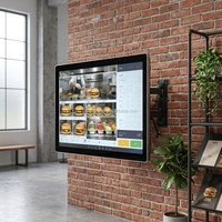 Tablette PC Android étanche 15,6 21,5 23,8 pouces pour système d'affichage de cuisine de restaurant KDS, écran tactile tout-en-un