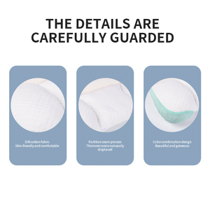 Gối chỉnh hình cổ tử cung được khoanh vùng với bộ nhớ bọt Điền và Gối cổ tử cung lượn sóng được sử dụng để ngủ trên giường - Product Image 5