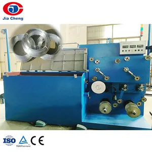 China JIACHENG Fabricante 20B/S Dupla cabeça Galvanizado Fio De Ferro De Aço De Limpeza Bola Que Faz A Máquina