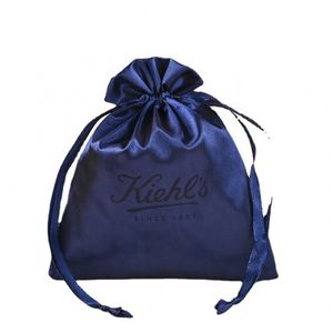Sacs en satin en gros pour masques oculaires, sacs de rangement anti-poussière à cordon, pochettes en satin de soie simulé personnalisables - Product Image 5