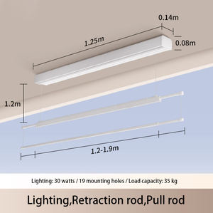 Sèche-linge électrique intelligent direct d'usine avec support de corde à linge et étendoir à télécommande à levage mural automatique - Product Image 5