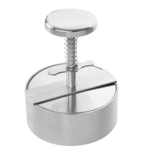 Prensa para Hamburguesas Ajustable <span class=keywords><strong>de</strong></span> Acero Inoxidable 304, Antiadherente, Molde para Hacer Hamburguesas <span class=keywords><strong>de</strong></span> <span class=keywords><strong>Carne</strong></span> <span class=keywords><strong>de</strong></span> Res, Vegetales, Cerdo, Cordero, Queso, para Asar - Product Image 5