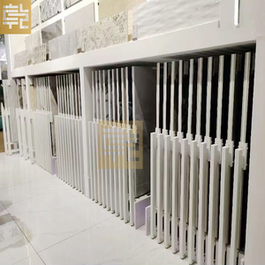 Nhiệm vụ nặng nề trượt mẫu Rack cho Thạch anh Granite gạch đá cẩm thạch nhà máy xoay đá hiển thị đứng cho showroom và triển lãm - Product Image 1