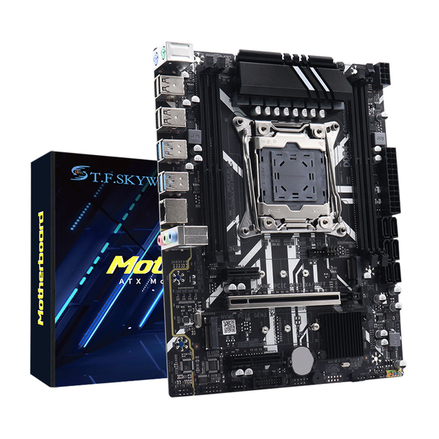 X99-D4M LGA2011-V3 Motherboard M-ATX Gaming Motherboard PCIe 3.0 M.2 Slots 4 Channel DDR4 SATA 6Gb/s for Intel XEON E5 V3/V4,
