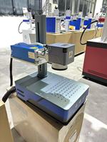 Machine de gravure et de découpe au laser à fibre CNC pour métal, plastique, bois, verre, caoutchouc, MDF-10W refroidie par air