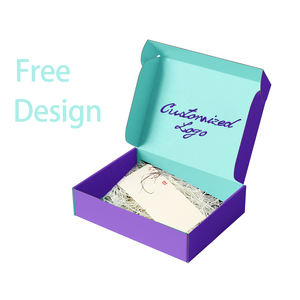 الشاحن صندوق متموج صناديق الشحن للشركات الصغيرة التعبئة مجاني صندوق الأظرف البريدية التعبئة والتغليف مع شعار - Product Image 5