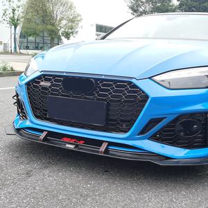 Kits de carrocería de coche, divisor de labios de parachoques delantero negro brillante para <span class=keywords><strong>Audi</strong></span> A5 <span class=keywords><strong>RS5</strong></span> B8.5 B9 2020 2021 <span class=keywords><strong>2022</strong></span> - Product Image 3