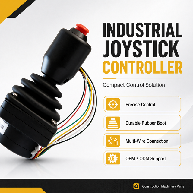 Universal Pilot Handle Joystick Controller for Drill Rigs Excavators All Brands Electronic Control Manual Handle HAIMOOO