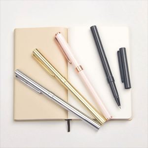 High End Slim Metal Roller Ballpoint <b>Pen</b> Rose Gold Promotion Custom Logo <b>Multi</b>-<b>Colored</b> Ink Novelty <b>Pens</b> Custom Brand - Product Image 3