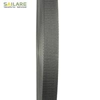 Cinta de Dyneema Tejida de Alta Tenacidad de 25 mm, Color Gris, UHMWPE, para Escalada y Correas de Alta Resistencia para Exteriores