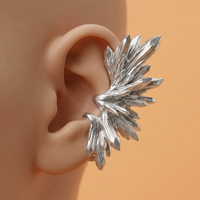 Service de conception de bijoux personnalisés en forme de manchette d'oreille imprimée en 3D paramétrique futuriste, accessoires à prix d'usine