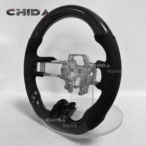 Volante de Fibra de Carbono Personalizado con Diseño de Libélula, Compatible con <span class=keywords><strong>Mercedes</strong></span> Benz W206 W205 C300 GLC X253 C253 W213 GLE Clase S GLS - Product Image 5