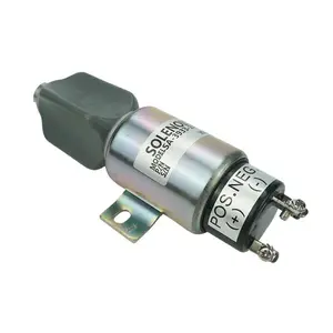 12V Brandstofstop Magneetventiel 3928161 SA-4293-24 1751-12e7u1s1s5a Voor Cummins Komatsu Rups 3 Terminals Dieselmotor Reserve