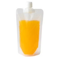 Pochette transparente à bec verseur 30-300 ml pour emballage de liquides (sauce, café, sirop, miel, boisson)