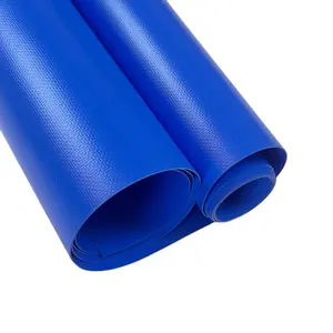 Vente en gros bâche poly extérieure en plastique enduit de PVC lona bâche laminée en PVC toile en plastique pour tente