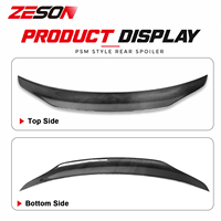 Aileron arrière de coffre style PSM en fibre de carbone pour Mercedes-Benz W218 CLS300 CLS350 CLS400 CLS500 CLS63 AMG Berline 2012-2017