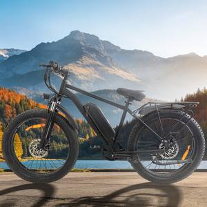 Bicicleta Eléctrica Todoterreno de 26 Pulgadas, Motor de 500W, Largo Alcance de 50-60km, con Shimano de 7 Velocidades y <span class=keywords><strong>E</strong></span>-ABS - Product Image 1