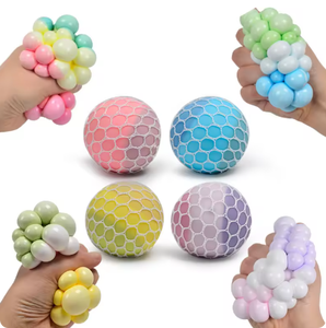 Pelota Antiestrés de Resina Colorida para Apretar, Juguete para Aliviar el Estrés, Grabado/Mecanizado Químico - Product Image 4